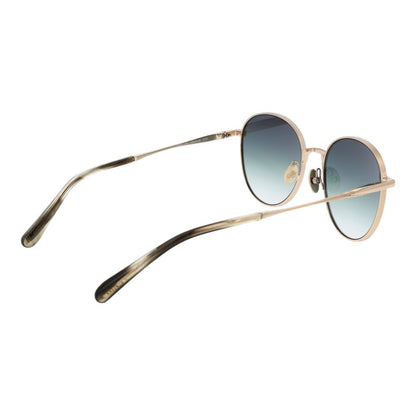 Scotch & Soda Women’s Sunglasses – Gold Full-Rim Frame, Turquoise Gradient Lenses