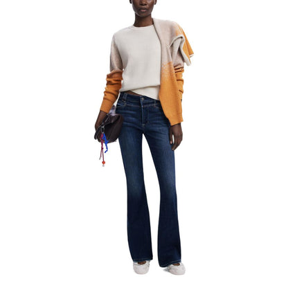 Desigual Beige Viscose Sweatshirt - Embrace Effortless Elegance