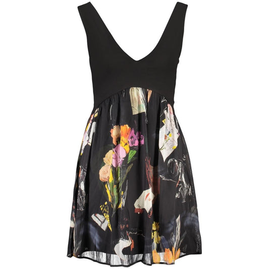 Desigual Short Collage Dress in Black