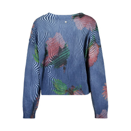 Desigual Blue Cotton Women's Cardigan - Nora