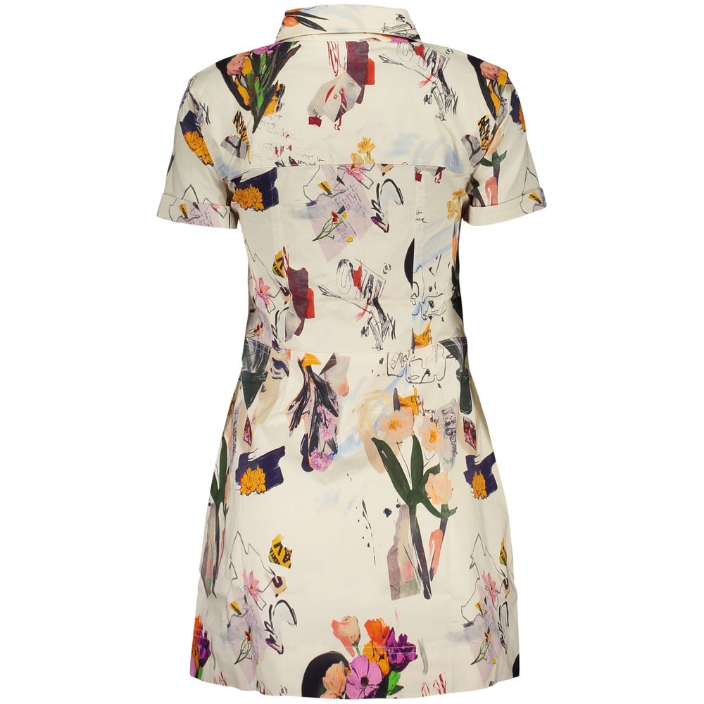 Desigual Vibrant White Viscosa Women Dress
