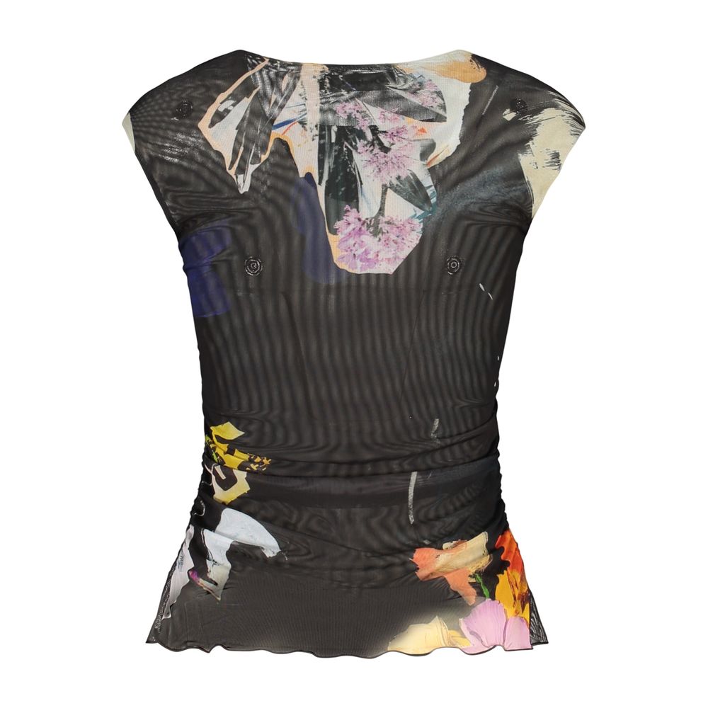 Desigual Black Polyester Women Tank Top - Bruselas Style