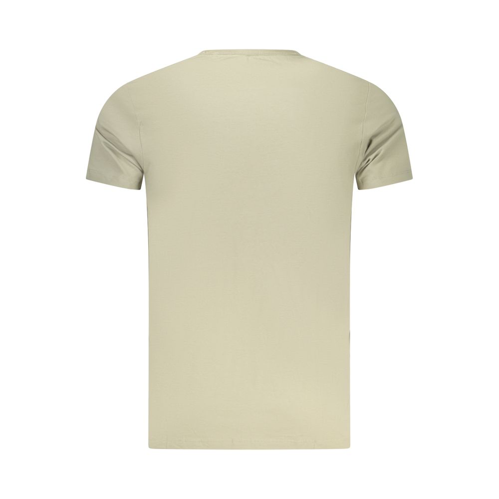 Pepe Jeans Green Cotton T-Shirt - Effortless Style Meets Comfort