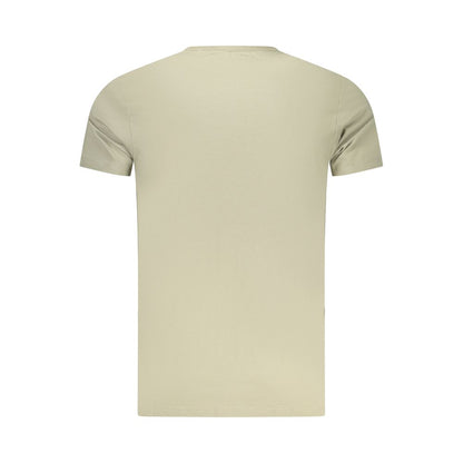 Pepe Jeans Green Cotton T-Shirt - Effortless Style Meets Comfort