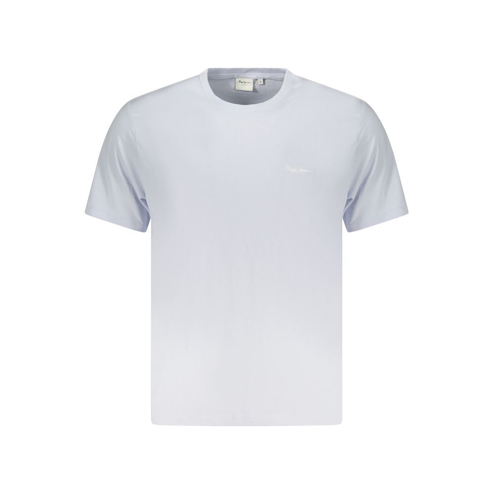 Pepe Jeans Blue Cotton T-Shirt - A Blend of Comfort and Style