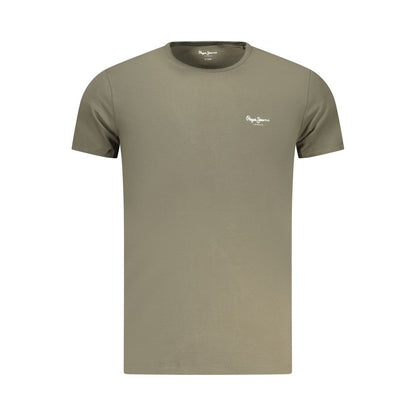 Pepe Jeans Verde Cotton Men's T-Shirt