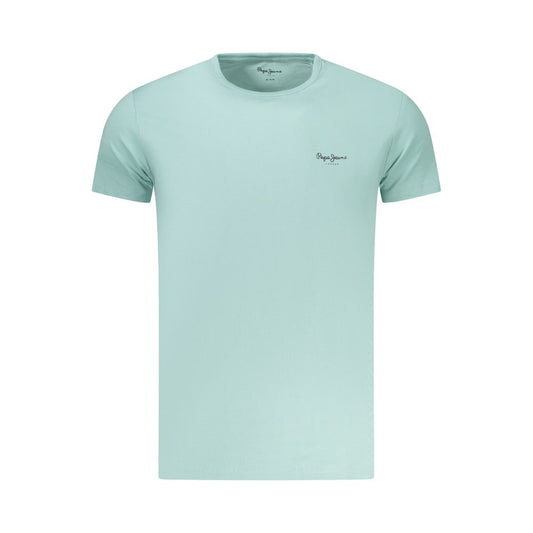 Pepe Jeans Blue Cotton T-Shirt - Effortless Style for Everyday Wear