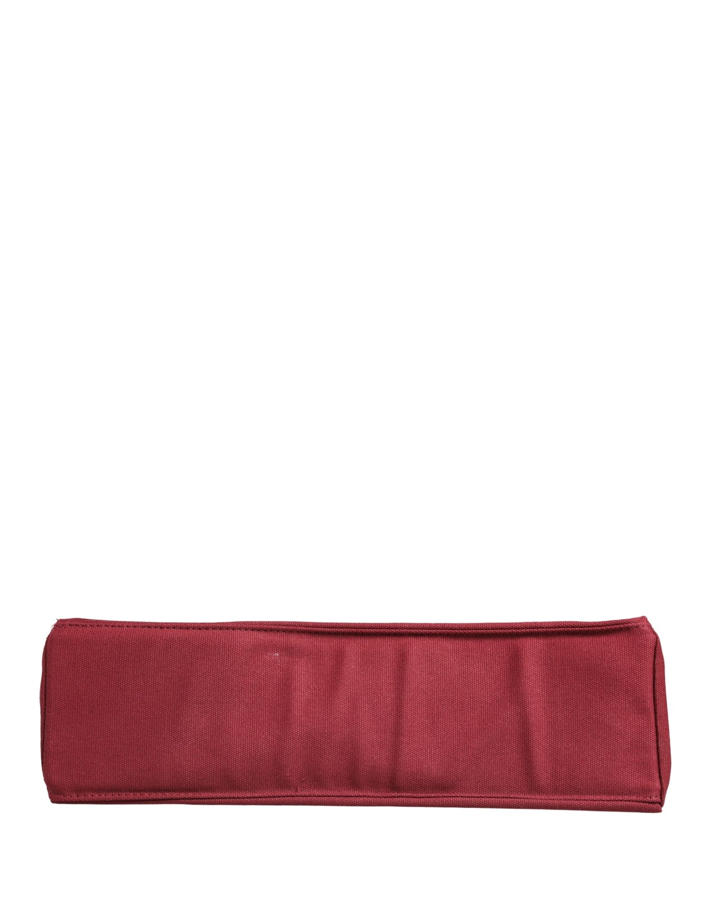 SIF JAKOBS Burgundy Cotton Canvas Shopping Tote Bag for Women