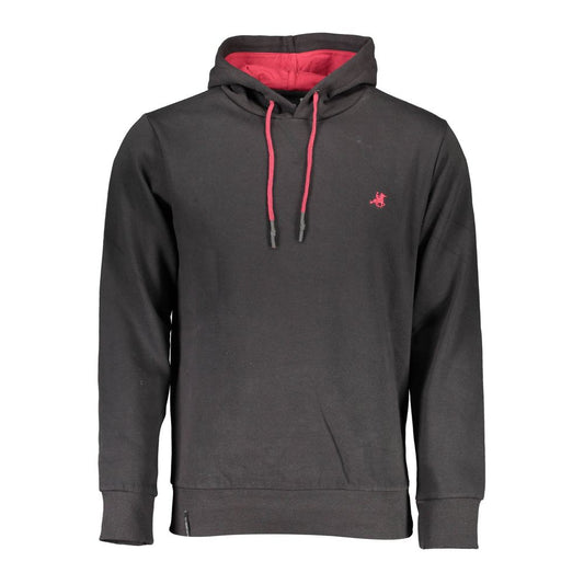 U.S. Grand Polo Black Cotton Mens Sweatshirt