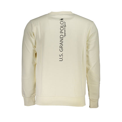 U.S. Grand Polo White Cotton Men's Sweatshirt
