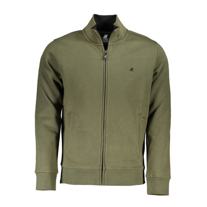 U.S. Grand Polo Verde Cotton Men Sweatshirt - Green - XXL