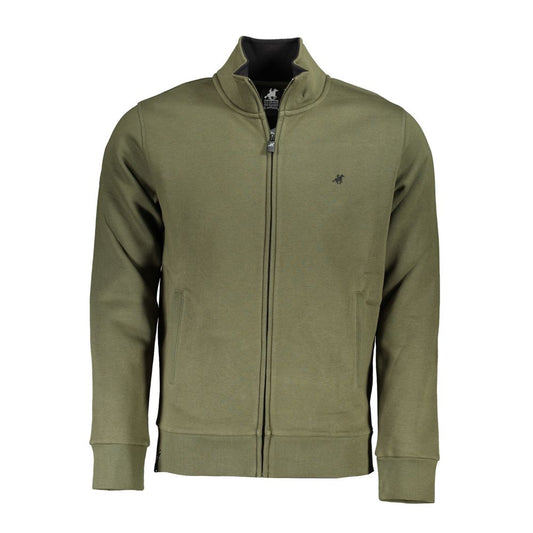 U.S. Grand Polo Verde Cotton Men Sweatshirt - Green - XXL