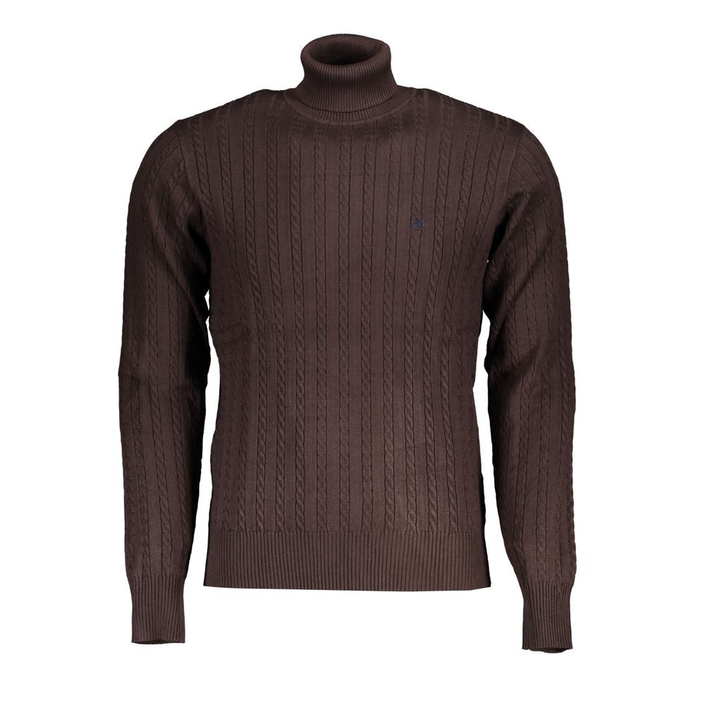 U.S. Grand Polo Marrone Viscosa Uomo Maglia Turtleneck Sweater - XXL
