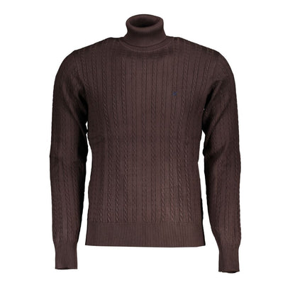 U.S. Grand Polo Marrone Viscosa Uomo Maglia Turtleneck Sweater - XXL