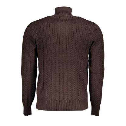 U.S. Grand Polo Marrone Viscosa Uomo Maglia Turtleneck Sweater - XXL