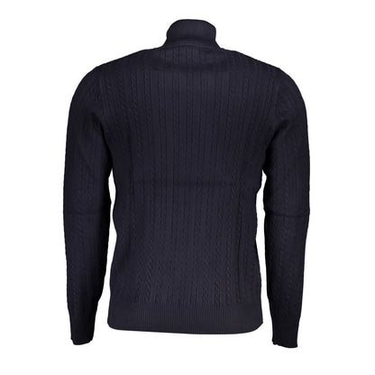 U.S. Grand Polo Blue Viscose Men's Sweater