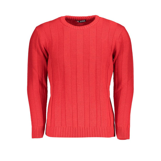 U.S. Grand Polo Red Acrylic Men's Sweater