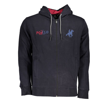U.S. Grand Polo Blue Cotton Men's Hoodie