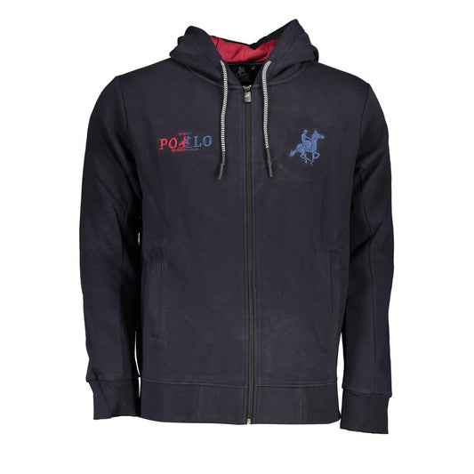 U.S. Grand Polo Blue Cotton Men's Hoodie