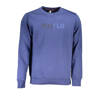U.S. Grand Polo Blue Cotton Men's Sweatshirt