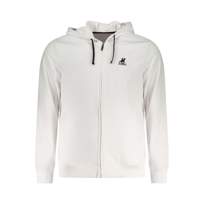 U.S. Grand Polo White Cotton Men's Hoodie