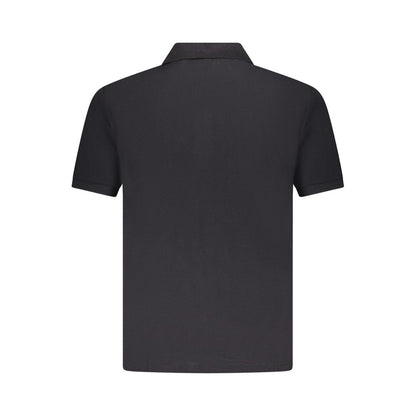 U.S. Grand Polo Black Cotton Men Polo