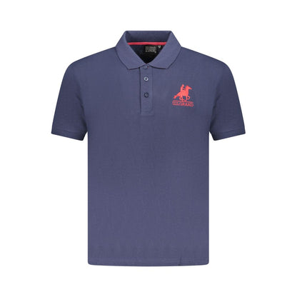 U.S. Grand Polo Blu Cotton Men Polo