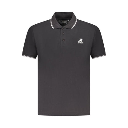 U.S. Grand Polo Black Cotton Men's Polo Shirt
