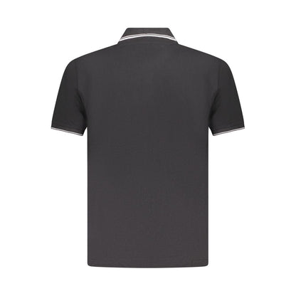 U.S. Grand Polo Black Cotton Men's Polo Shirt
