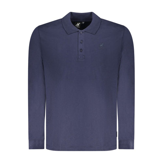 U.S. Grand Polo Blu Cotton Men Polo Shirt