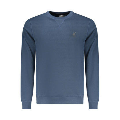 U.S. Grand Polo Blue Polyester Men Sweatshirt