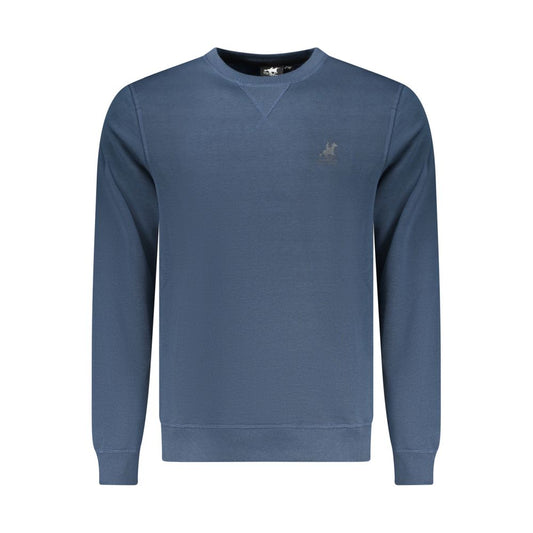U.S. Grand Polo Blue Polyester Men Sweatshirt