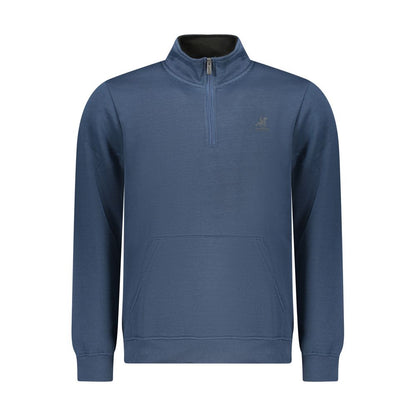 U.S. Grand Polo Blue Polyester Men's Sweatshirt