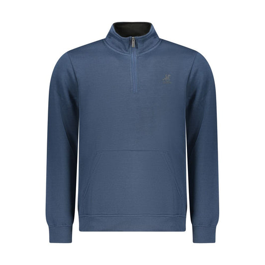 U.S. Grand Polo Blue Polyester Men's Sweatshirt