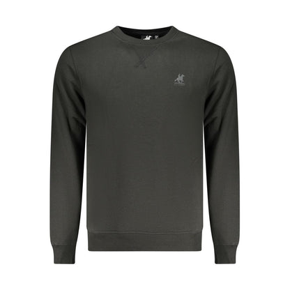 U.S. Grand Polo Black Polyester Men Sweatshirt