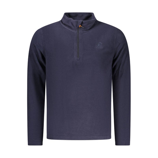 U.S. Grand Polo Blue Polyester Men's Sweatshirt