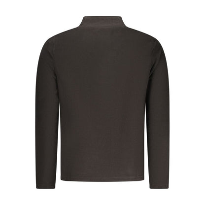 U.S. Grand Polo Black Polyester Men's Sweatshirt