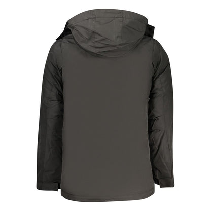 U.S. Grand Polo Black Polyester Mens Jacket