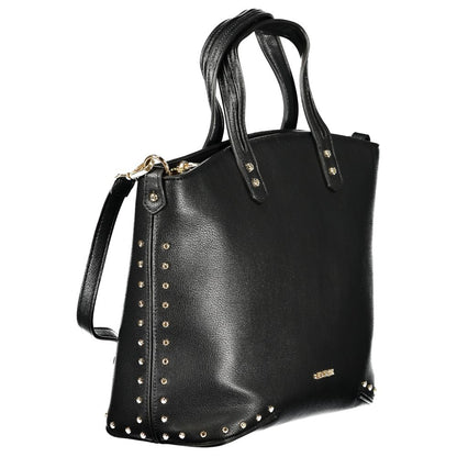 Cafenoir Nero Poliuretano Woman Handbag Argento