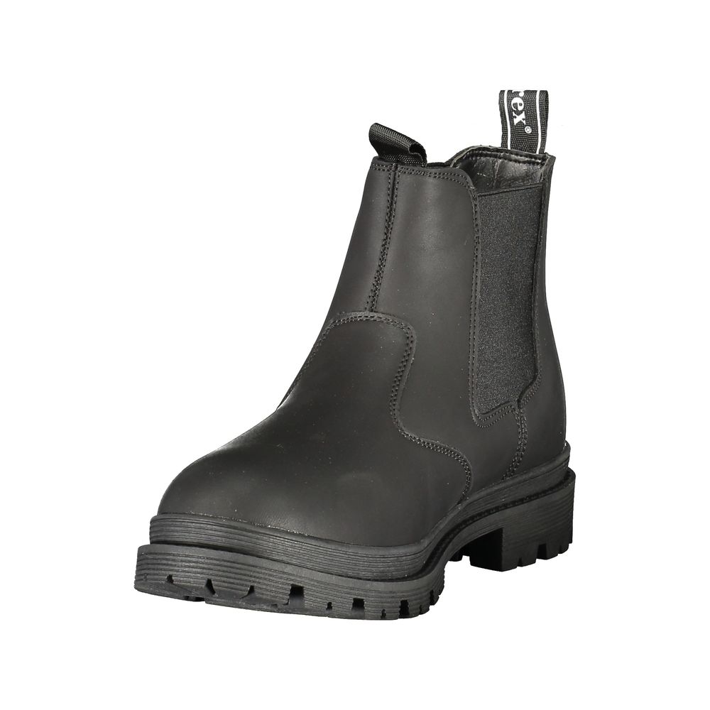 Avirex Nero Polyurethane Men's Ankle Boot - Black