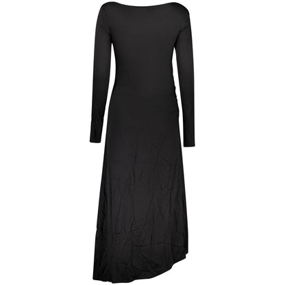 Desigual Black Viscose Women Dress - Bold Statement Piece