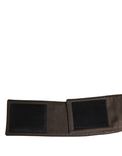 Dolce & Gabbana Brown Viscose Wide Belt Waist Cummerband for Men