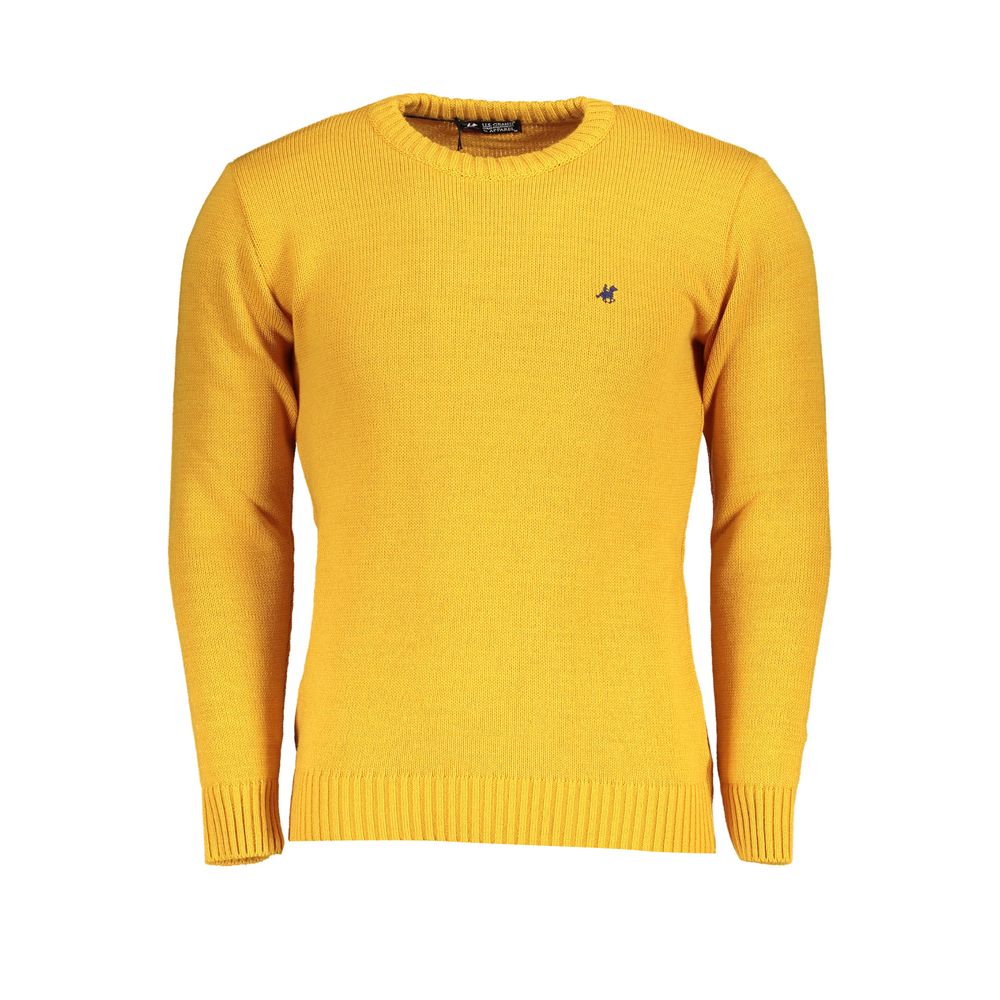 U.S. Grand Polo Yellow Acrylic Men Sweater - XXL