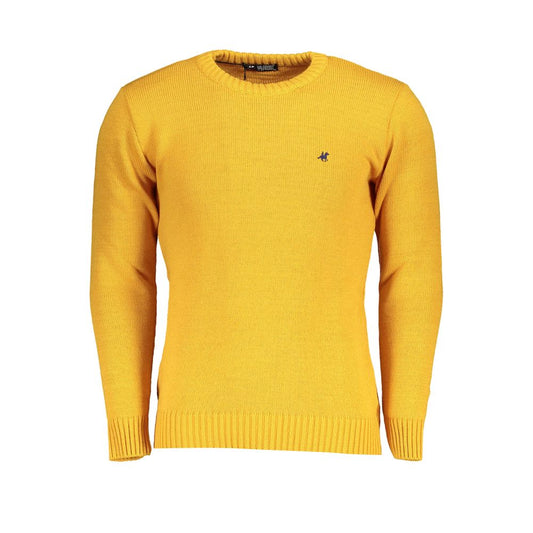 U.S. Grand Polo Yellow Acrylic Men Sweater - XXL
