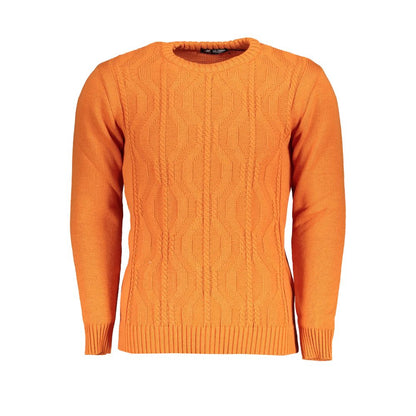 U.S. Grand Polo Arancione Acrylic Men Sweater