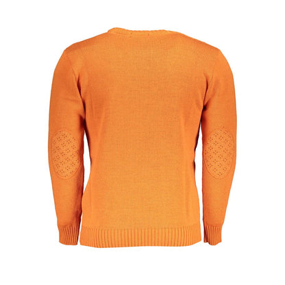 U.S. Grand Polo Arancione Acrylic Men Sweater