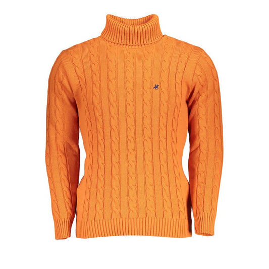 U.S. Grand Polo Arancione Acrylic Men Sweater - XXL