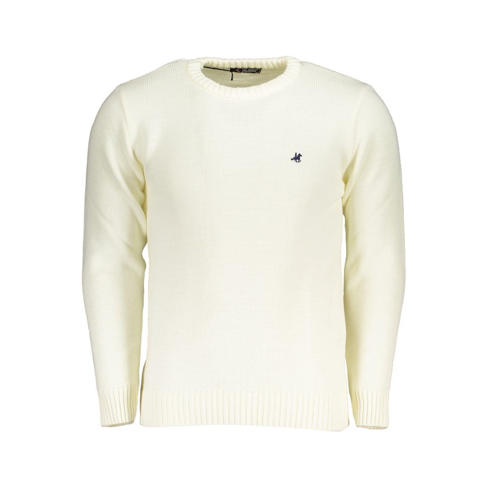 U.S. Grand Polo White Acrylic Men Sweater - XXL