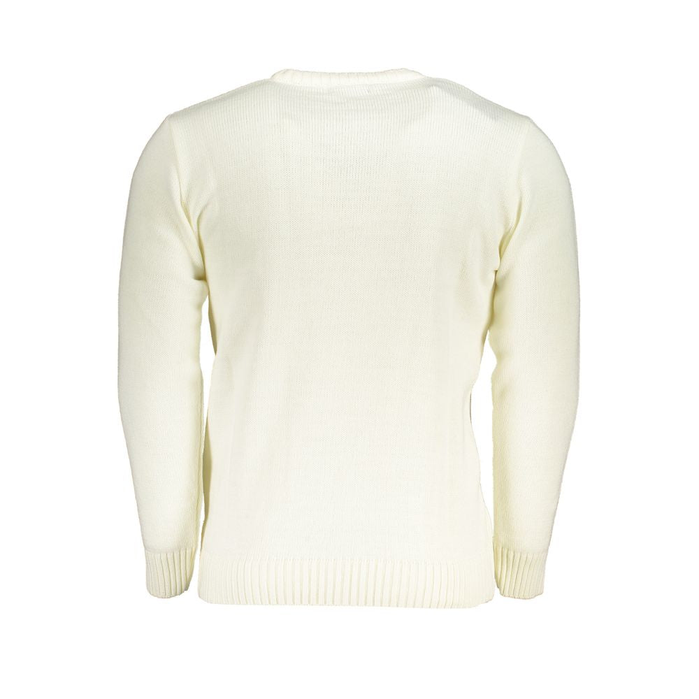 U.S. Grand Polo White Acrylic Men Sweater - XXL