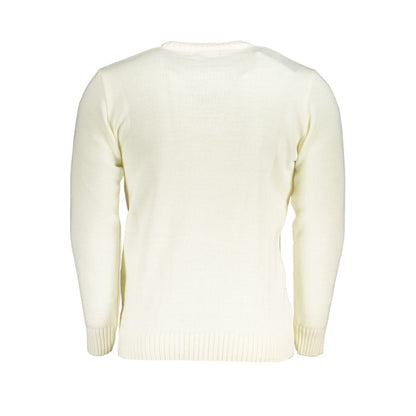 U.S. Grand Polo White Acrylic Men Sweater - XXL
